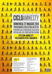 CicloAmnesty 22 maggio 2016 Locandina