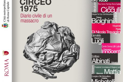 ROMA. 29 settembre: “Circeo 1975. Diario civile di un massacro”